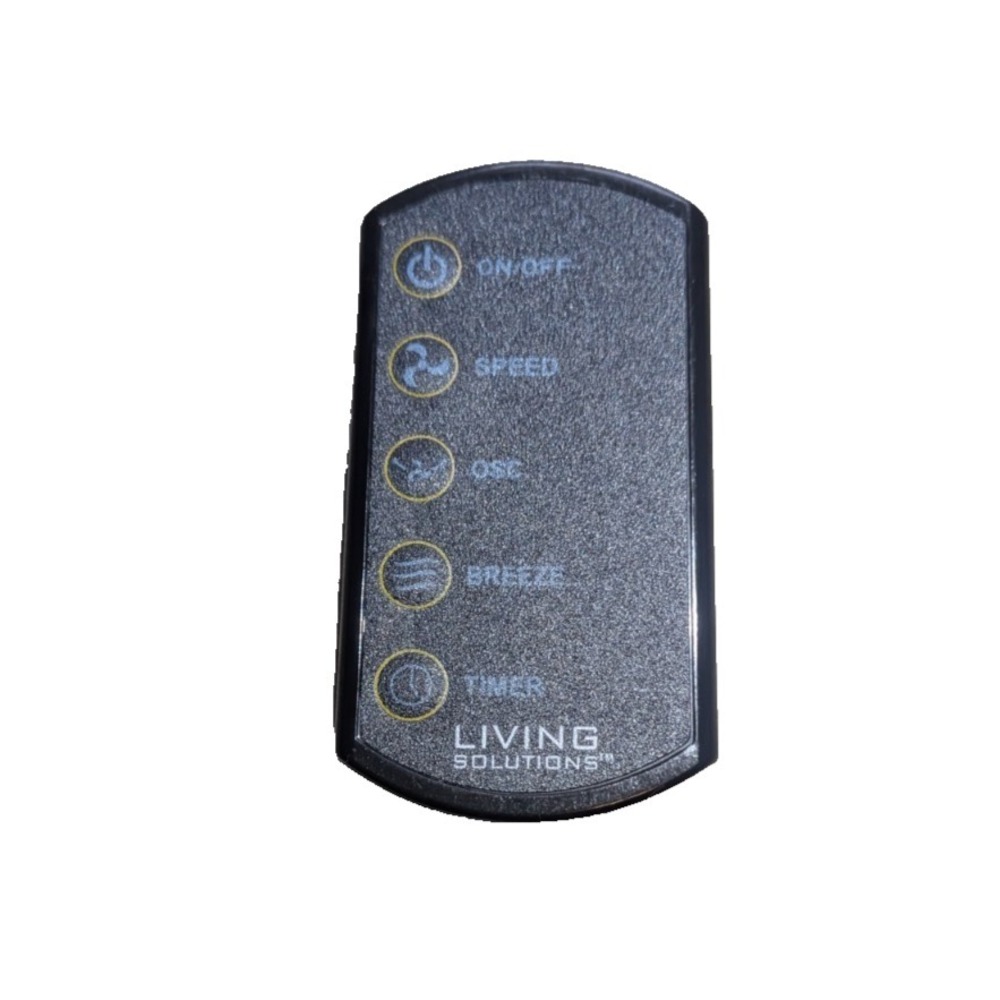 Living Solutions Remote Control Black Wireless Handheld for Tower Pedestal Fans